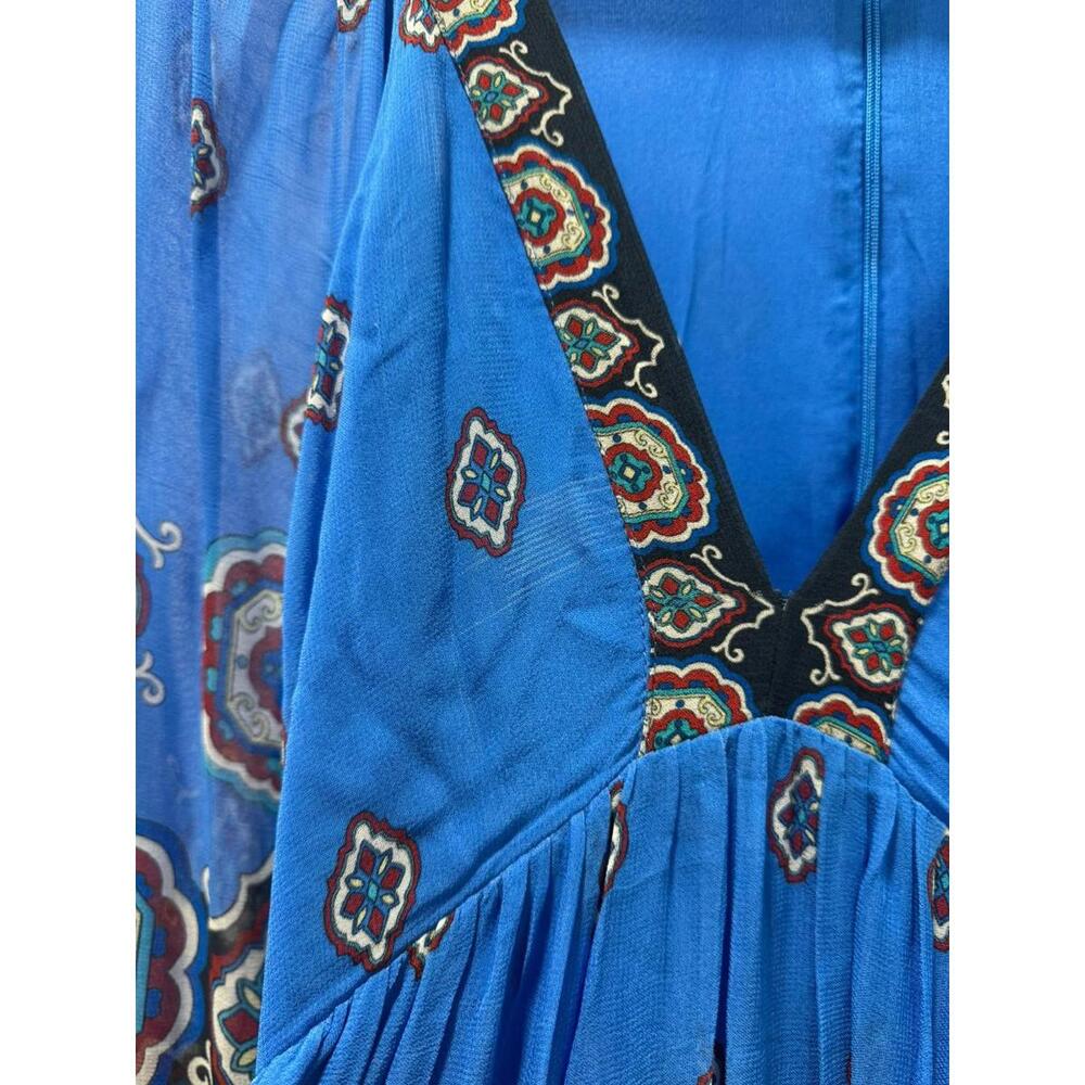 FARM Rio Anika Tiles Maxi Dress Size L Multicolor - Picture 16 of 16